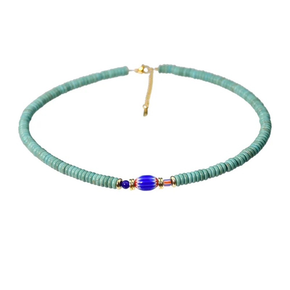 Turquoise Beaded Necklace - Picture 5 of 5